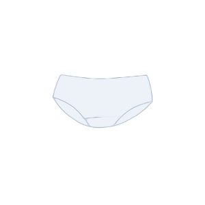 Cueca Descartável Azul 25un