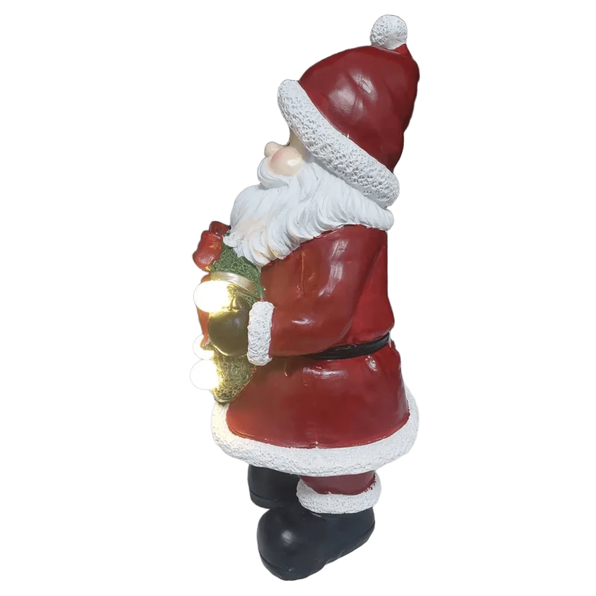 Papai Noel Decorativo Natal com LED Guirlanda Iluminada 31cm - Image 3