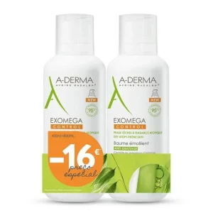 A-Derma Exomega Control Bálsamo Emoliente 2x400ml