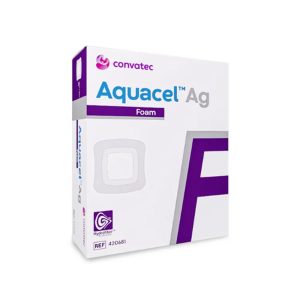 Aquacel Ag Foam Penso Aderente 12.5×12.5cm 10un
