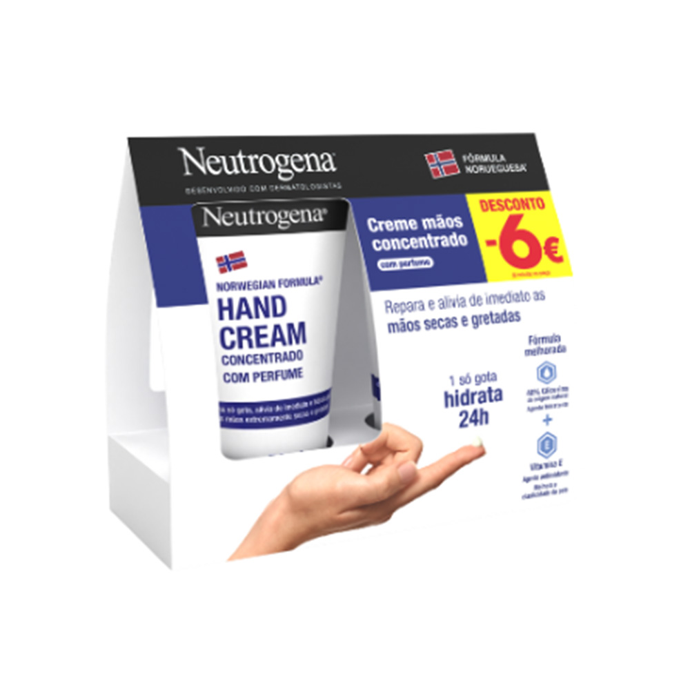 Neutrogena Creme Mãos Concentrado C/Perfume 2x50ml