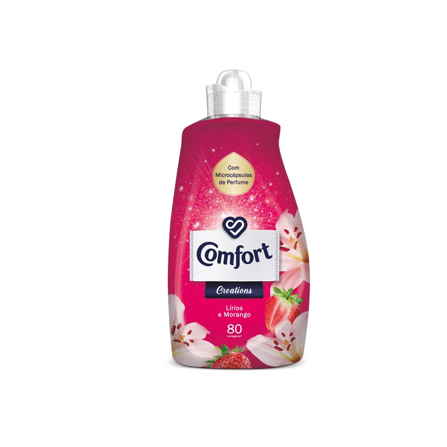 Amaciador Comfort Lírios Morango 80 Doses