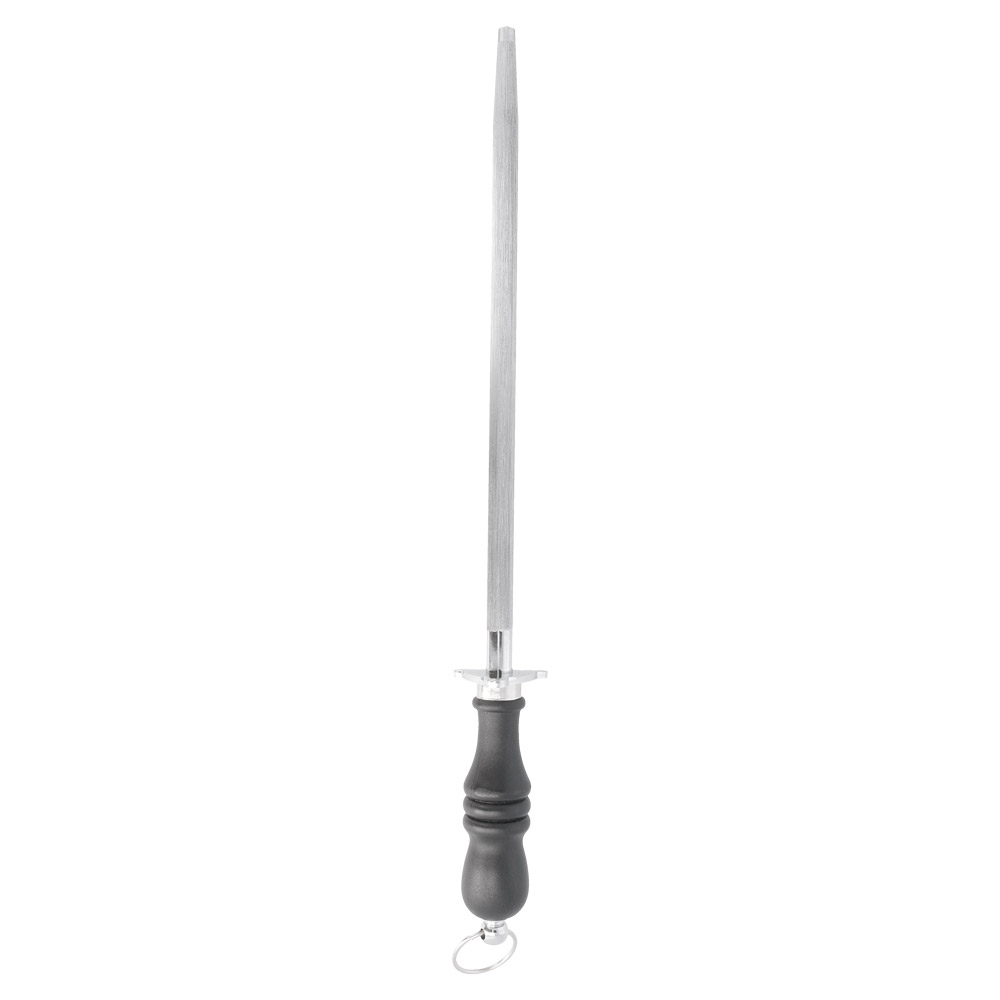 AFIADOR DE FACAS C/CABO ABS 30,5 CM PRATEADO INOX 450.76