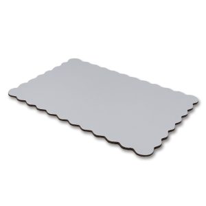 BASE P/BOLOS RECTANGULAR ALLA BRANCO 20X30 CM (10 KG.)