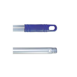 CABO DE ALUMINIO FORRADO C/FURO E ROSCA AZUL 140 cm