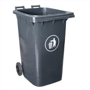 CAIXOTE LIXO, 2 RODAS 240 L 74x60x101cm CINZENTO HPDE S/TAMPA 258.90