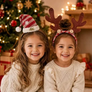 Tiara Natalina para Fotos: Modelos de Rena e Gorrinho do Noel para Natal