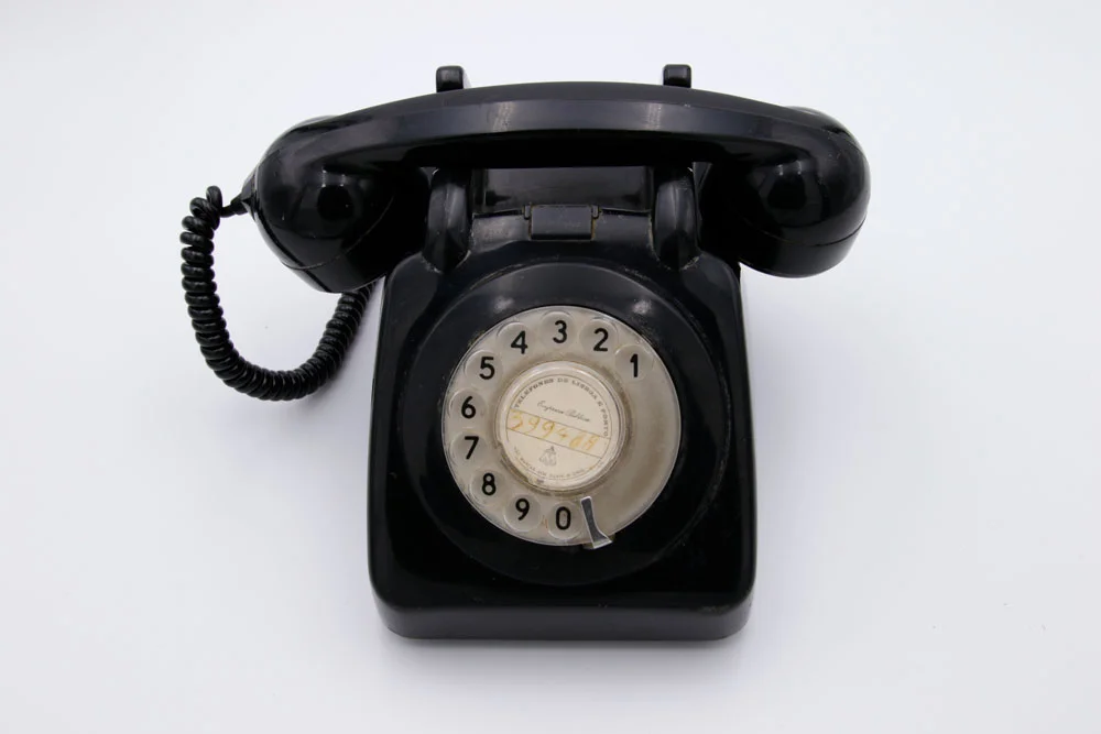 Telefone de discar preto - Image 4