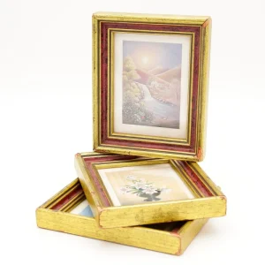 Quadros flores porcelana