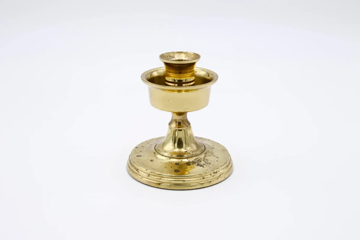 Porta velas dourado