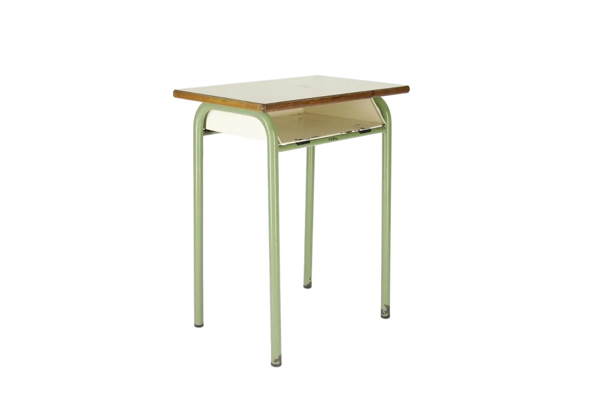 Secretária de escola verde