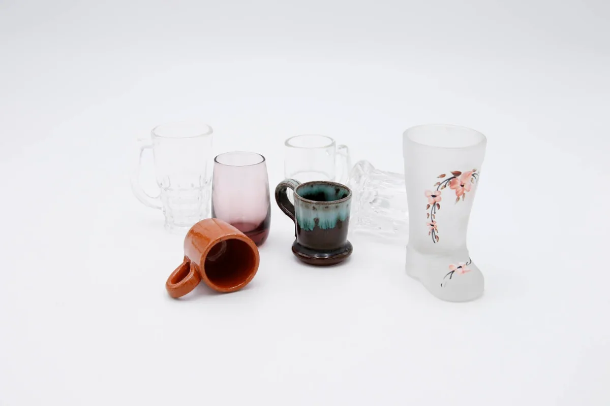 Conjunto de copinhos variados