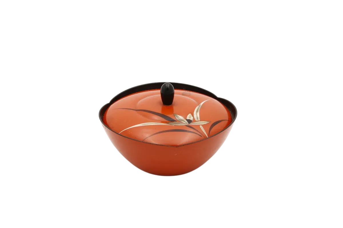 Caixa oriental laranja