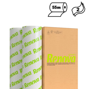 ROLO MARQUESA HOSPITALAR FOLHA DUPLA RENOVA 50x55m (EMB. 6 ROLOS)