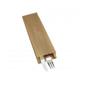 SAQUETA TALHERES CASTANHA 28X10X5 KRAFT SC-03+ (2000 UNID.)