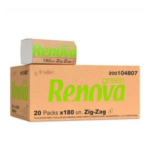 TOALHA MÃO RENOVA 20×180 FOLHA DUPLA (3600 Fls)