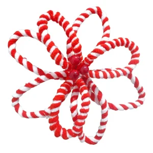 Pick Galho Decorativo de Natal Gingerbread Candy Color em Pelúcia para Árvore de Natal