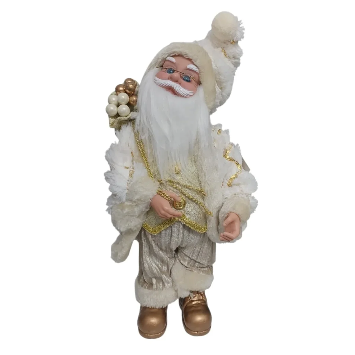 Papai Noel Musical com Movimento Luxo 45cm e 70cm Decoração de Natal Premium - Image 8