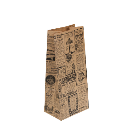 SACO PAPEL AMERICANO ‘TIMES’ 15+10×32 CM NATURAL KRAFT (1000 UNID.) 222.38