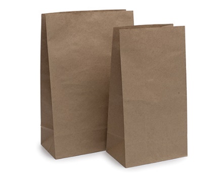 SACO PAPEL AMERICANO KRAFT 22×37+14 (250 UNID.)