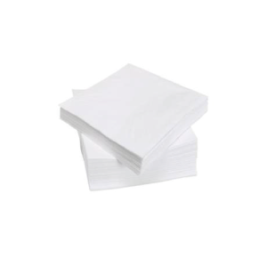 Guardanapo Branco Folha Dupla 40×40 (24 uni)